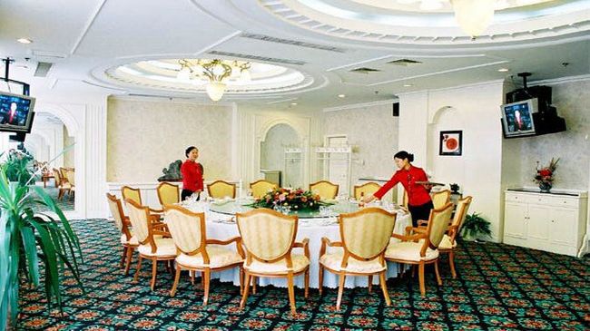 فندق شيجياتشوانجفي  هيبي تاي هانج جو هوتل المطعم الصورة